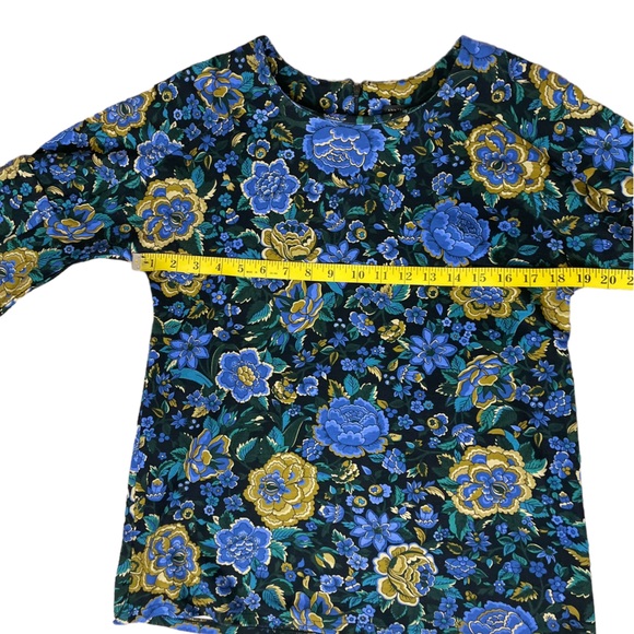 EUC Ann Taylor Flora Ponte 3/4 Length Blouse (GMH-T) - Picture 7 of 8